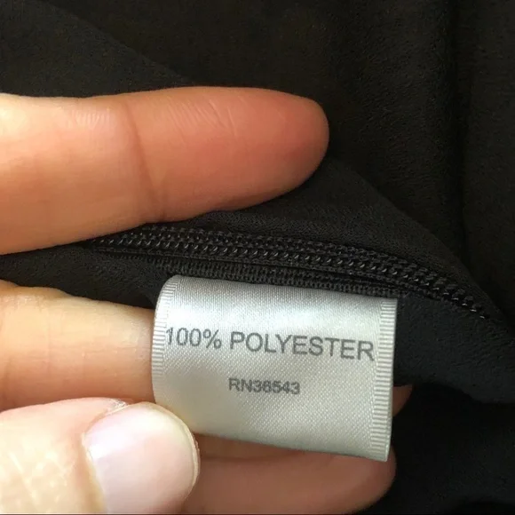 Van Heusen blouse vNeck Flower flower flutter - Picture 12 of 12